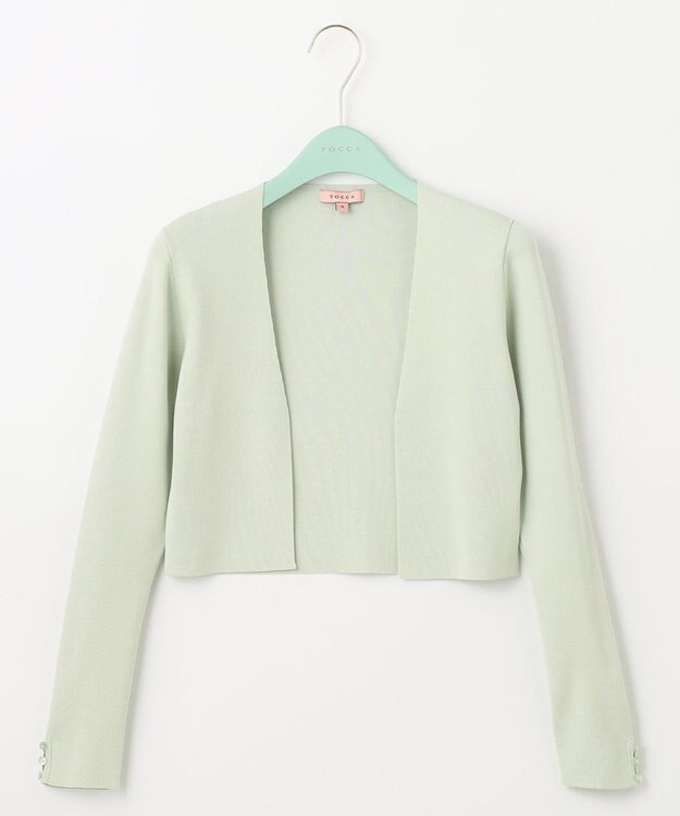 TOCCA 【洗える】SQUARE BOLERO ボレロ ライトグリーン系