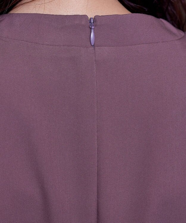 Tiaclasse 【ダブルストレッチ・洗える】フレアワンピース ピンク