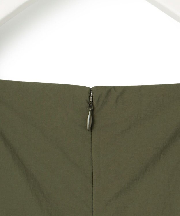 ICB 【洗える】 プルーフナイロンタフタ ワンピース オリーブ系