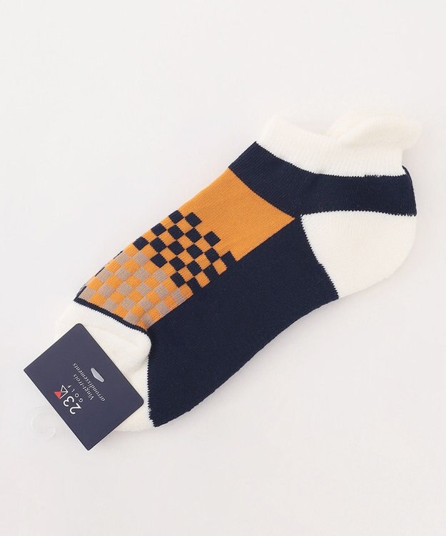 23区GOLF 【WOMEN】 アンクルソックス ネイビー系5