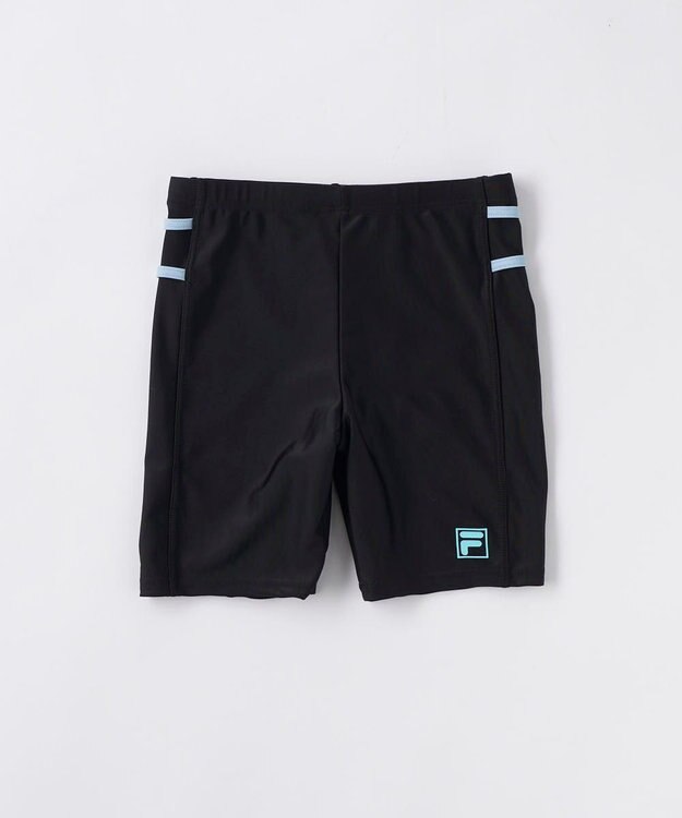 OP／FILA 【FILA】スクール水着 水陸両用Tシャツ付き 捲れ防止タンキニ ブルー