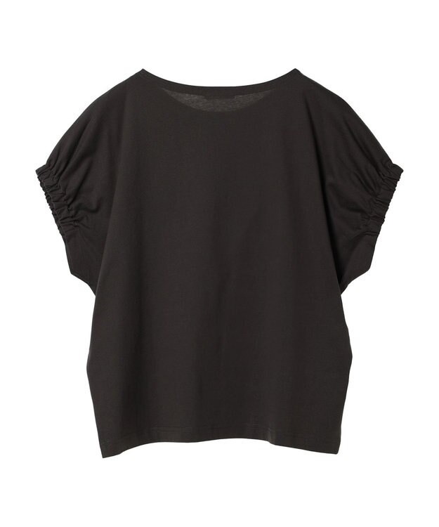 CRAFT STANDARD BOUTIQUE 【ＵＶカット】ギャザースリーブプルオーバー Black