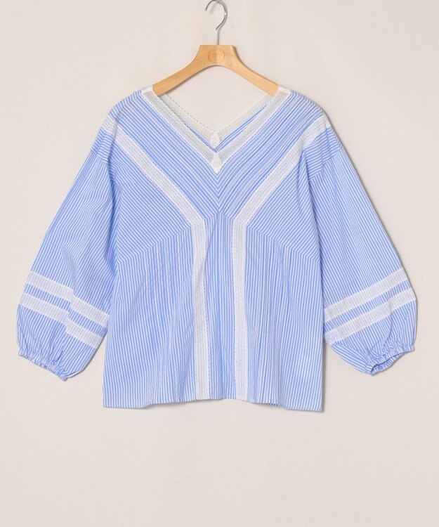 ONWARD Reuse Park 【組曲】ブラウス春夏 ブルー