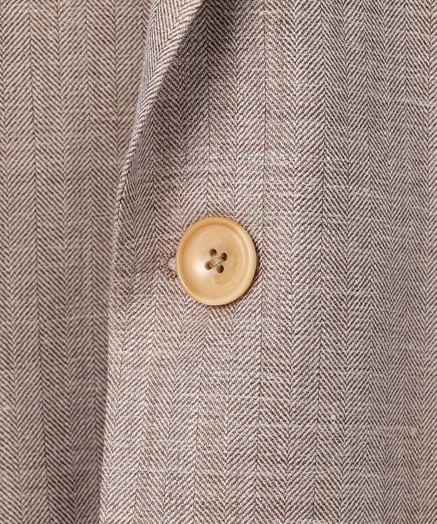 GOTAIRIKU 【Loro Piana Fabric】SUMMER TIME ジャケット_ヘリンボーン織 ベージュ×ヘリンボーン