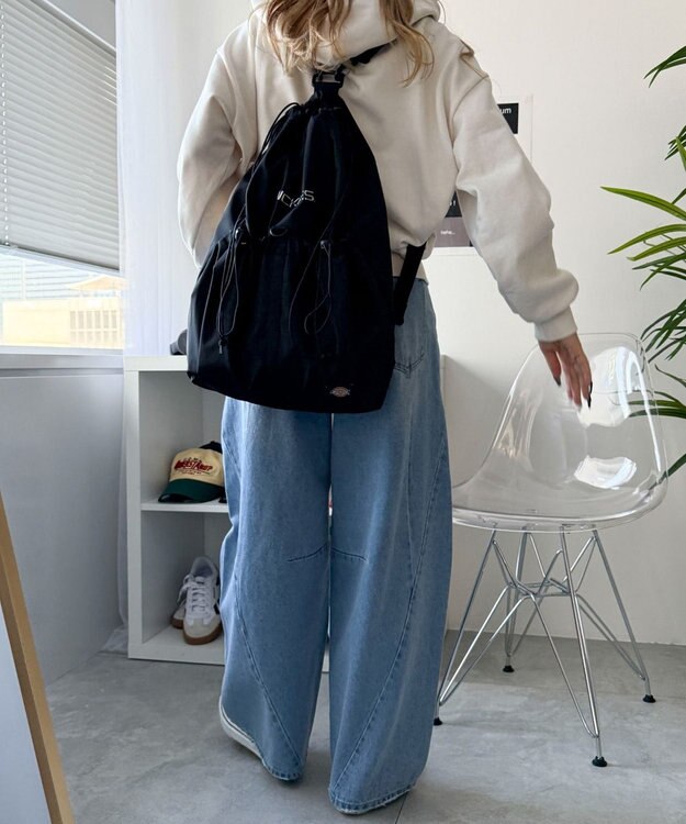 WEGO 【ユニセックス着用ITEM】別注Dickies2wayナップサック ブラック