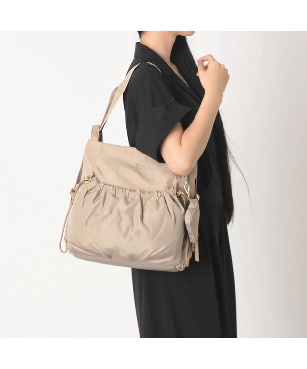 LANVIN en Bleu ルプリエ 2Wayショルダーバッグ ベージュ