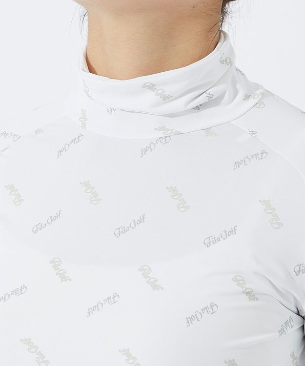 FILA GOLF／marie claire 【FILA GOLF】ハイネックインナーシャツ ホワイト