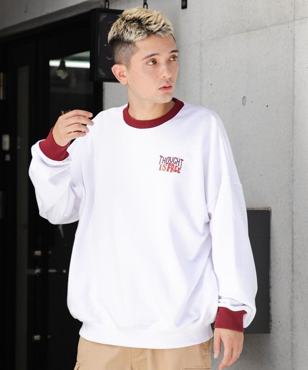 WEGO ヘビーウエイトファンシーロゴプルオーバー 柄4