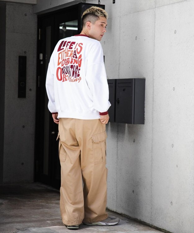 WEGO ヘビーウエイトファンシーロゴプルオーバー 柄4