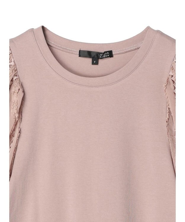 Green Parks ・ＳＵＧＡＲ　ＳＰＯＯＮイソザイスリーブプルオーバー Pink Beige