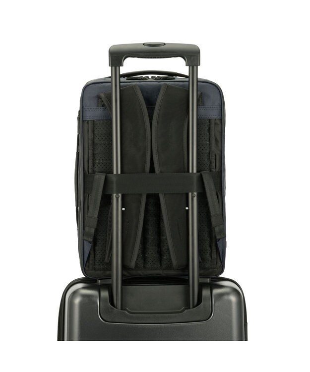 ACE BAGS & LUGGAGE ace. ガジェタブル エアV ビジネスリュック  A4サイズ 14インチPC収納 酷暑対策 20031 エース ネイビー