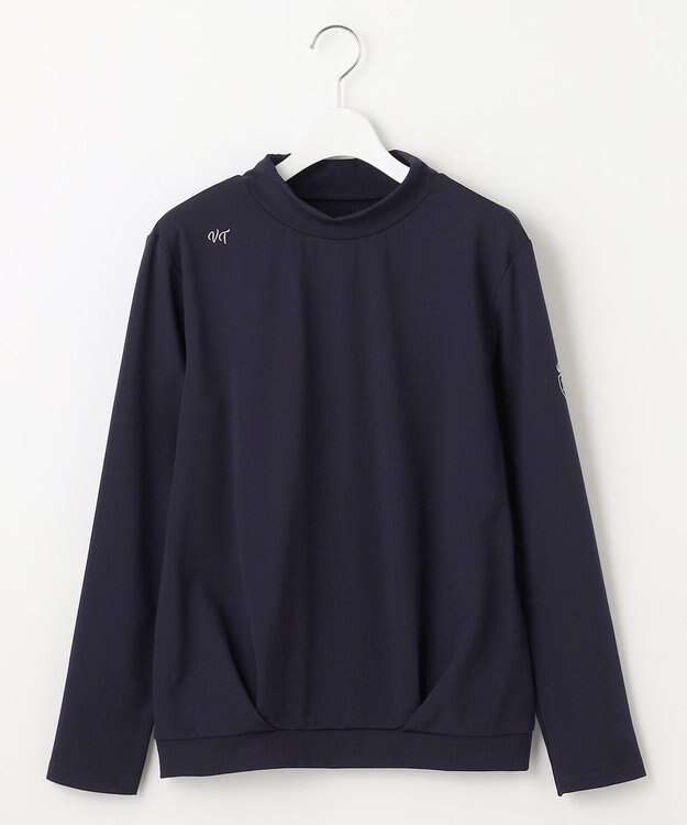 23区GOLF 【WOMEN/EC限定】【吸水速乾/UVケア】シンプル モックネック ネイビー系