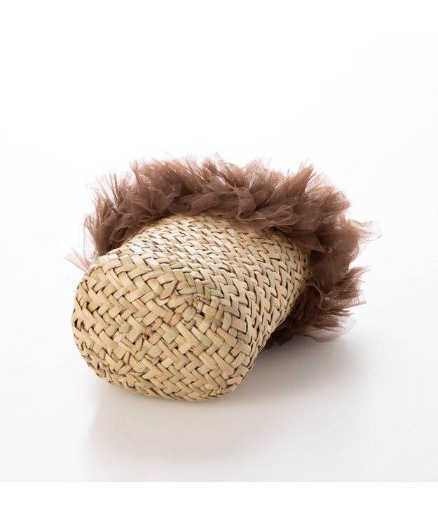 UNBILLION カカトゥ kakatoo / チュールフリンジミニ2wayカゴバッグ ブラウン