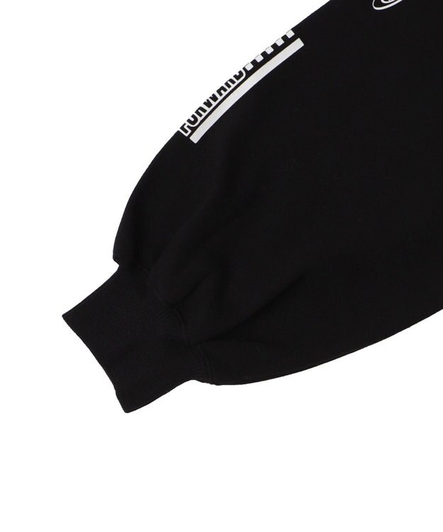 WEGO 別注Hondaプルオーバービッグスウェット ブラック