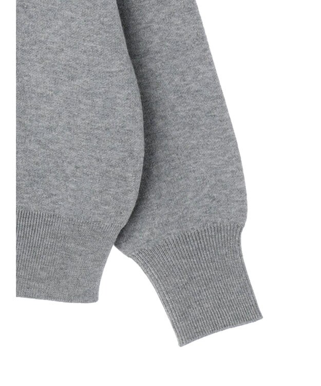 Green Parks もちやわ　ロゴニットプルオーバー Gray Mixture