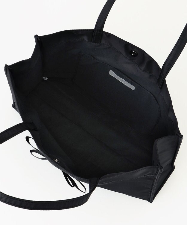 ANY リボンサブ 横型トートバッグ ブラック
