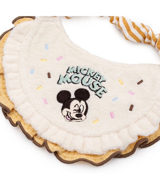 PET PARADISE ディズニー ミッキーマウス スタイ 《アイス柄》 小型犬 ベージュ