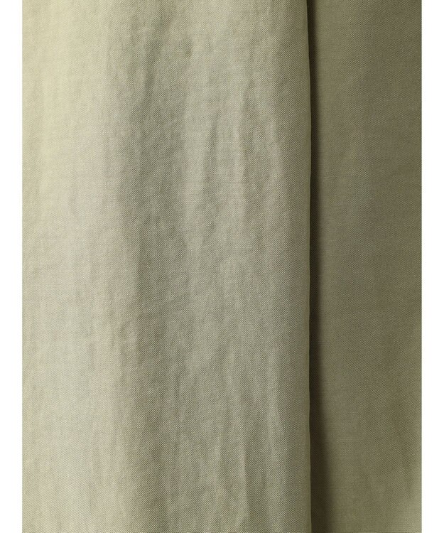 Green Parks スタンドフリルボウタイブラウス Green