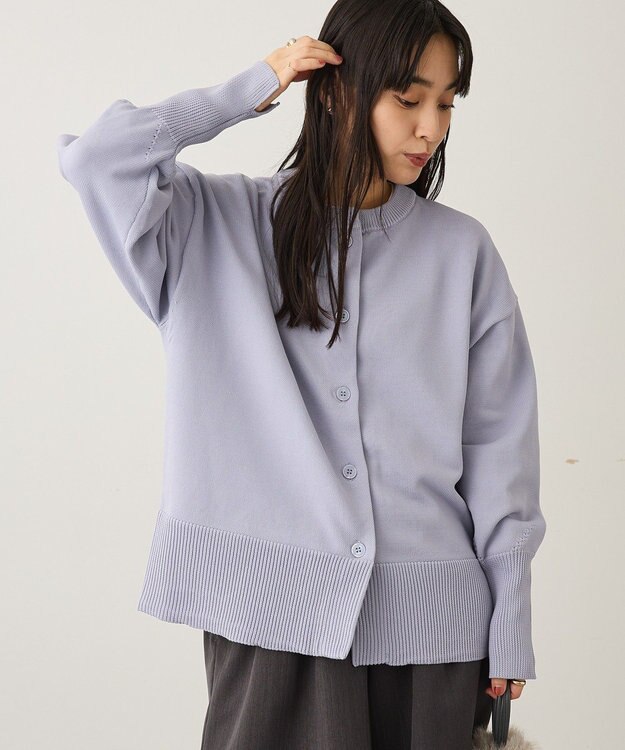 CRAFT STANDARD BOUTIQUE スポンディッシュカーディガン Light Purple