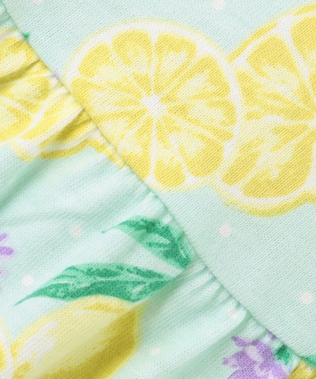 ANY KIDS カットソー サマー ワンピース ミントレモン