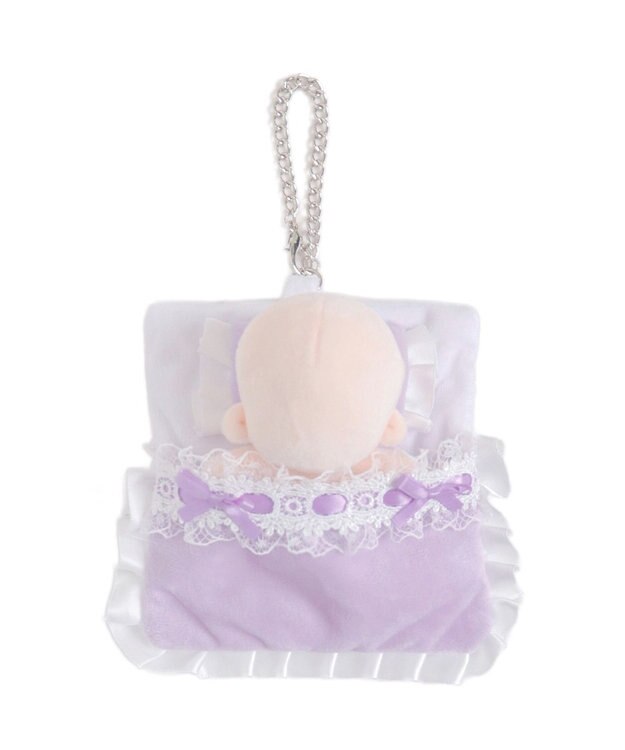 WEGO 【痛バ＆推し活グッズ】ふわふわぬい布団キーホルダー10cm ライトパープル