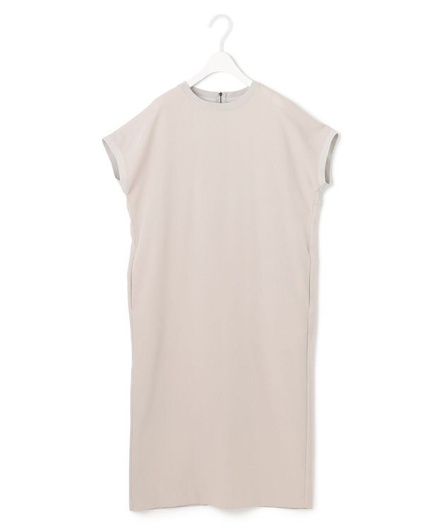 ICB L 【WEB限定・接触冷感・UVケア・速乾・防シワ・洗える】 FluidBackSatin  ワンピース トープ系