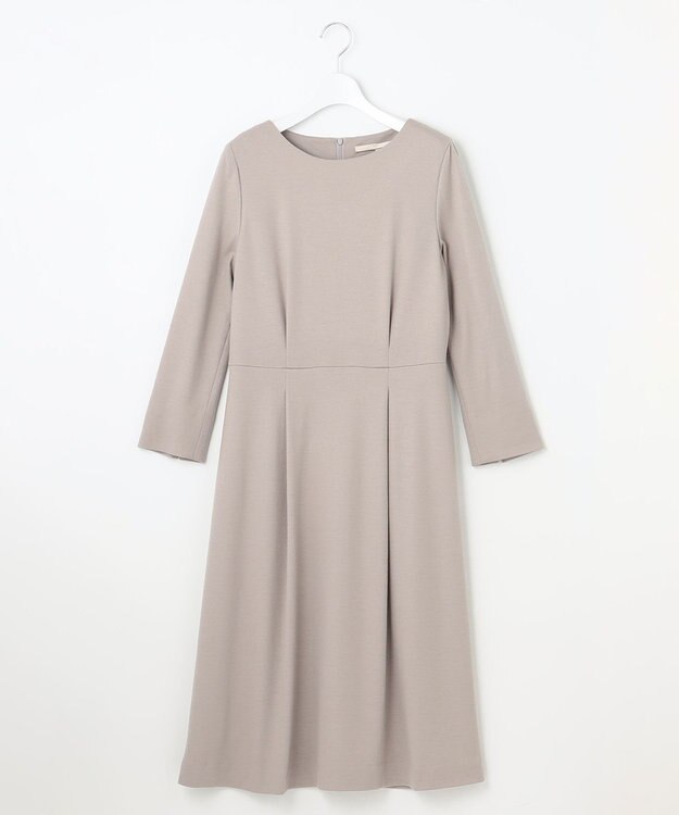 自由区 【セット可】ウールジャージー ワンピース ベージュ系