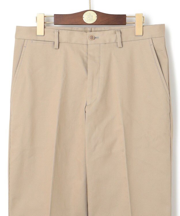 J.PRESS MEN ピースダイ トリコチンストレッチパンツ ベージュ系