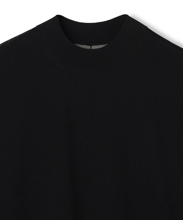 BEIGE， NADIA / シアーコンビ ストレッチニット Black