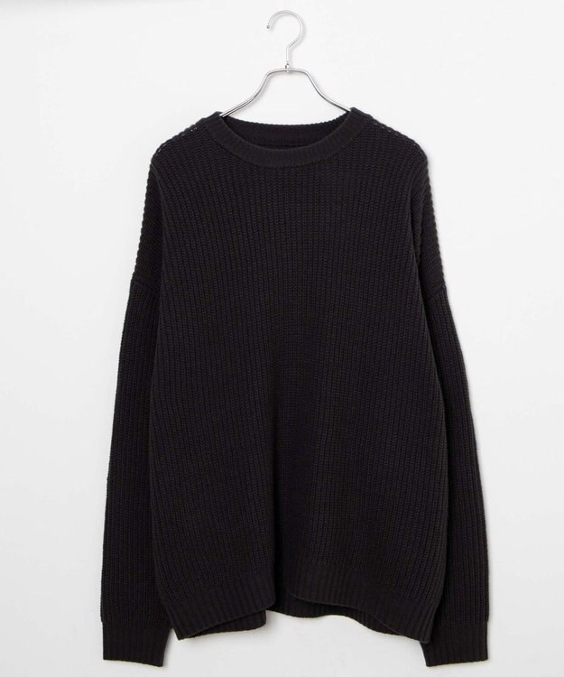 WEGO ルーズフィットプルオーバー ダークグレー