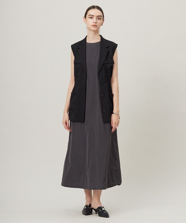 ICB 【一部カラーのみ接触冷感・洗える】UnleashLite ジレ ブラック系