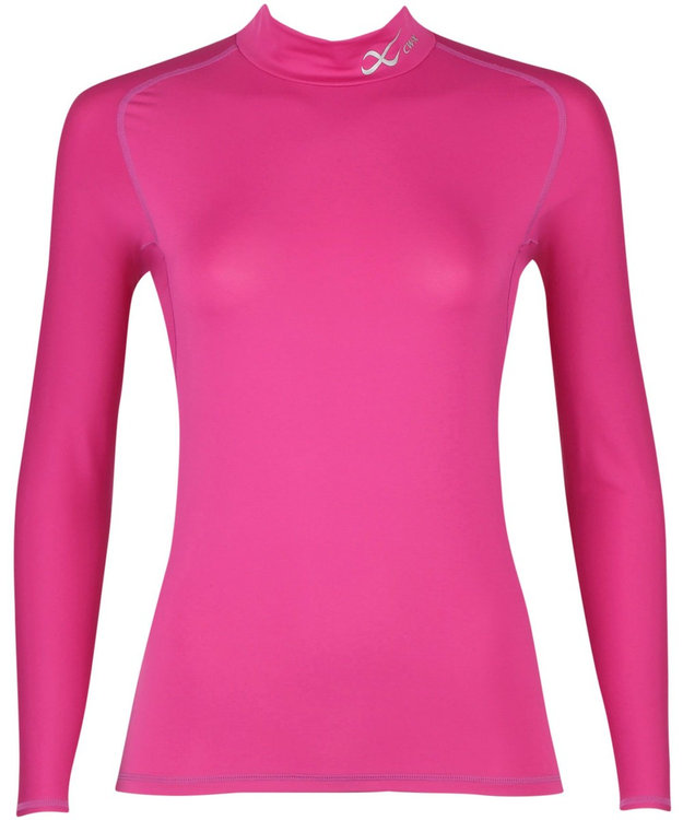 CW-X 【WOMEN】　機能性トップス　SECOND　BODY　2.0　吸汗速乾　UVカット率90%以上　抗菌防臭　ハイネック・長袖　/ワコール　CHY039 ローズピンク