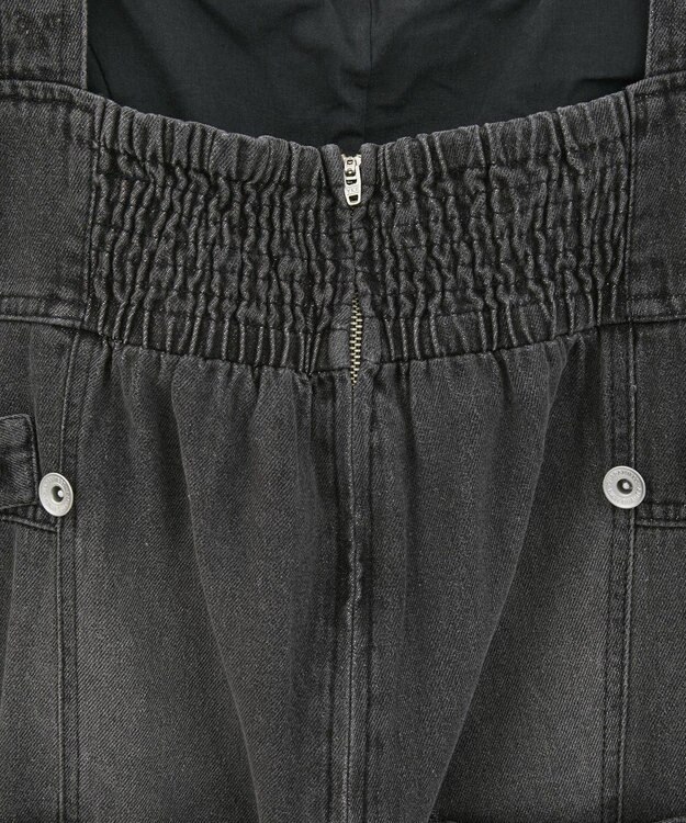 Green Parks ・ＳＵＧＡＲ　ＳＰＯＯＮ　デニムコルセットオールインワン Black