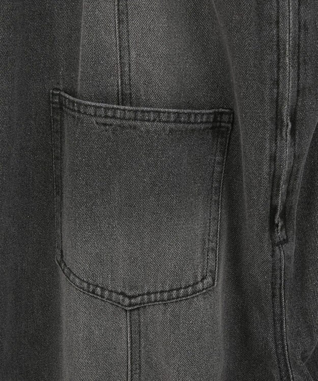 Green Parks ・ＳＵＧＡＲ　ＳＰＯＯＮ　デニムコルセットオールインワン Black