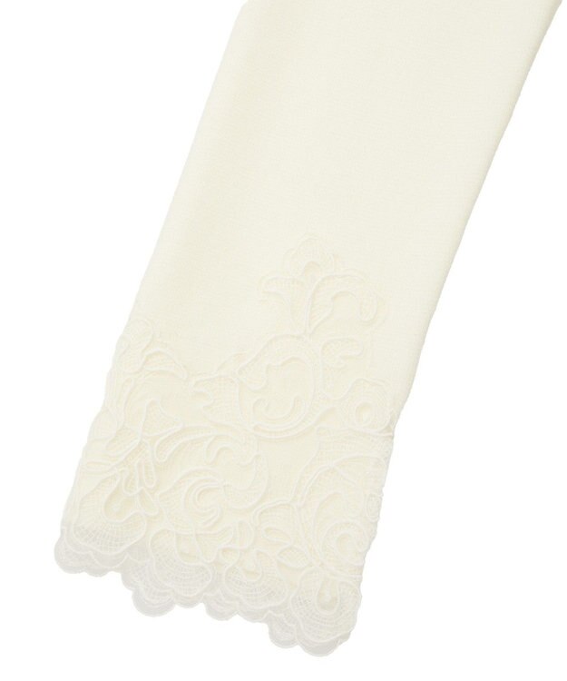 YECCA VECCA レースヘムニット Off White