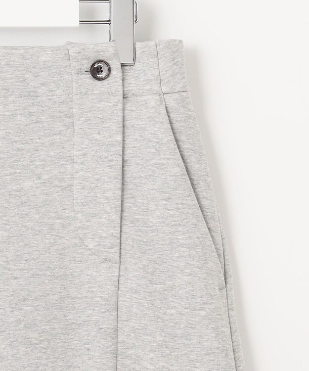 23区GOLF 安心の長めの着丈【23Fondation/WOMEN】スクエア スカート ライトグレー系