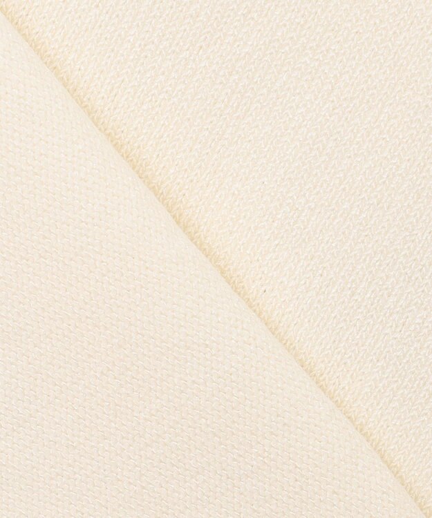 Feroux シャイニーハーフスリーブ ニット ホワイト系