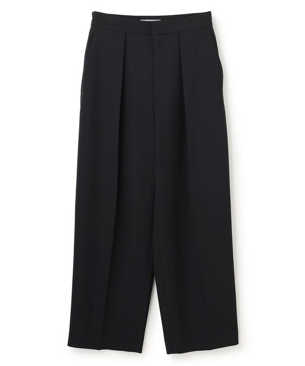 BEIGE， WASCO / 2WAYストレッチウールタックカービーパンツ Black