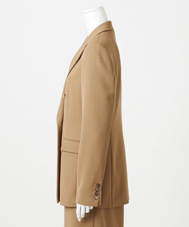 23区 S 【エステータ】ウールギャバジン ダブルブレスト ジャケット ベージュ系