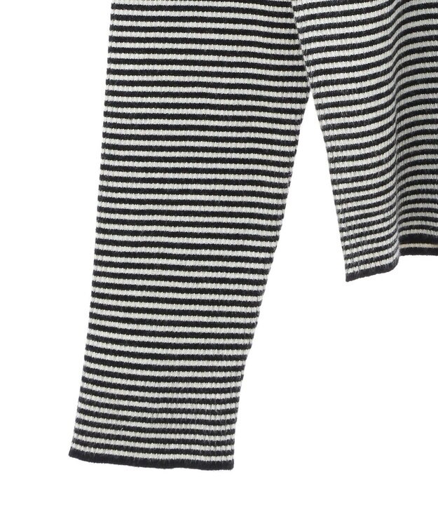 AMERICAN HOLIC バイパチクルーネックリブニットプルオーバー Border