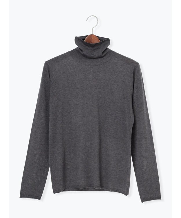 Te chichi ライトタートルニット チャコールグレー