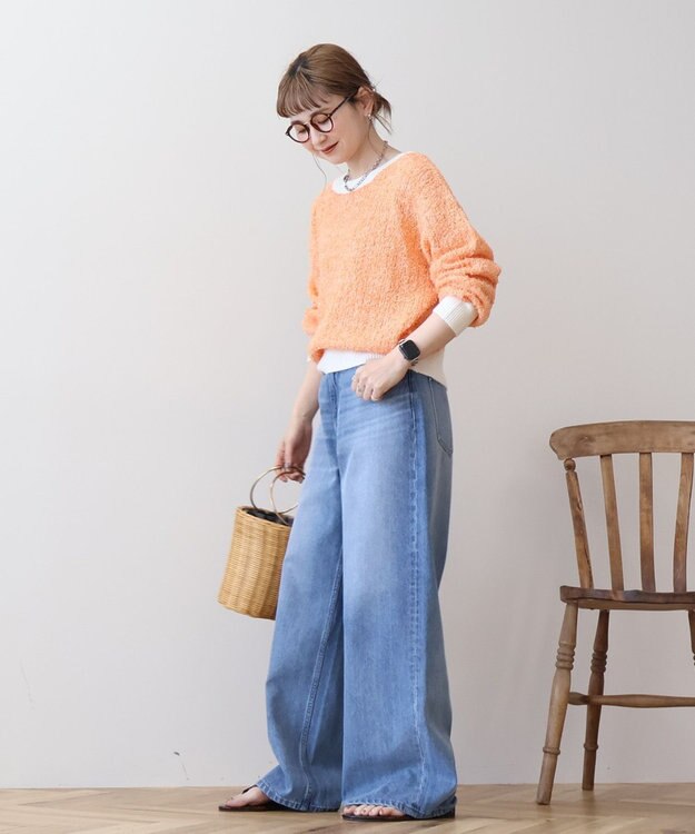 AMERICAN HOLIC テープヤーンプルオーバー Orange