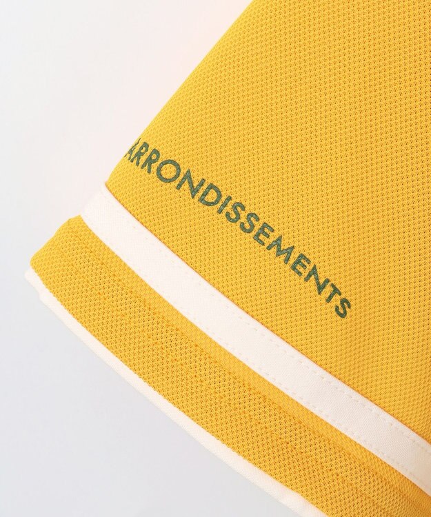 23区GOLF 【WOMEN】【吸水速乾/UVカット】エイトロックポロシャツ イエロー系