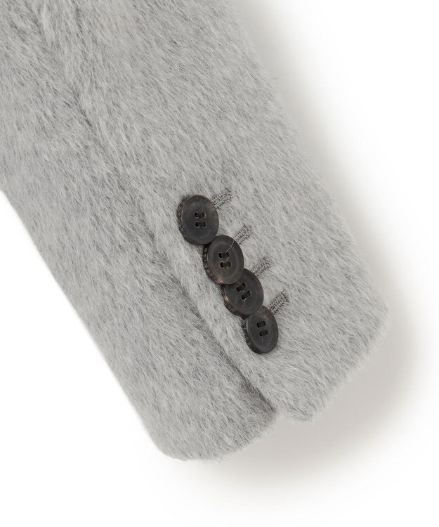 BEIGE， COURBE / アルパカ混テーラードジャケット L Gray