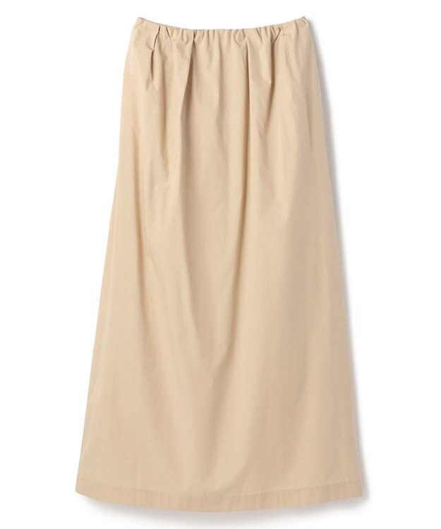 BEIGE， MALLOW / コットンタック イージーフレアスカート Beige