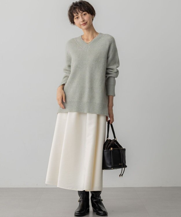 23区 バートップ スネークチェーン ネックレス ゴールド系