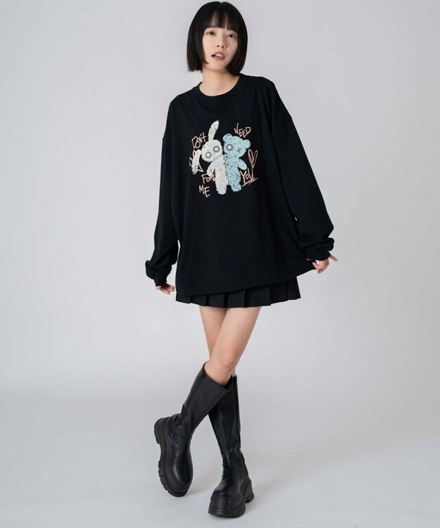 WEGO 【ユニセックス着用ITEM】アソートグラフィックT（LS） 柄10