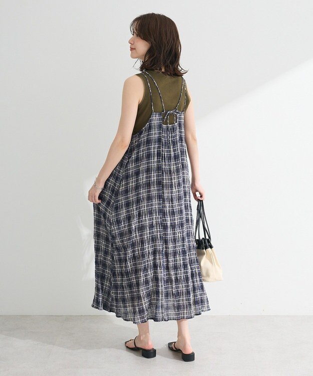 Green Parks Ｉ　ボリュームキャミワンピース Navy