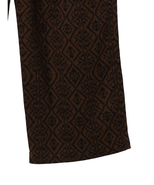 AMERICAN HOLIC 更紗プリントリラックスパンツ Brown