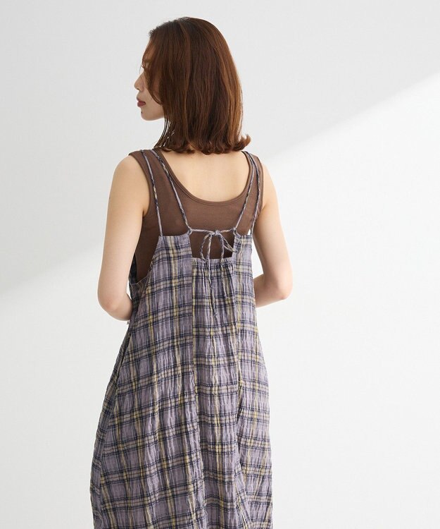 Green Parks Ｉ　ボリュームキャミワンピース Gray